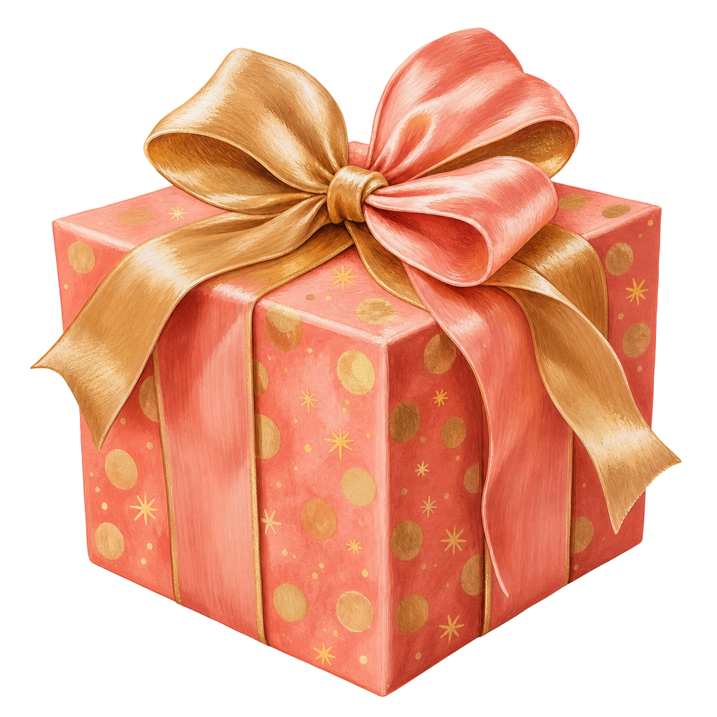 A wrapped gift